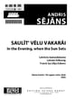 Saulit Velu Vakarai SSA choral sheet music cover